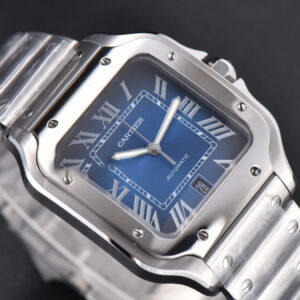 Santos de Cartier XL BVF 40MM Blue Dial SS Bracelet MIYOTA 9015 - Image 17