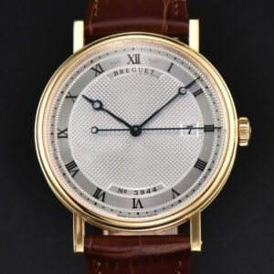 Classique 5177 40.5mm LTF YG White Dots Dial Roma Marker Brown Leather Strap MY9015