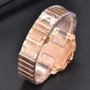Santos de Cartier Medium BVF 35MM RG White Dial RG Bracelet MIYOTA 9015 - Image 15