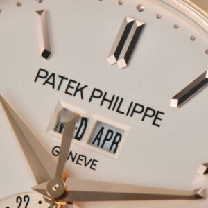 Annual Calendar 5396 Moonphase 38.5mm ZF RG White Stick Dial Brown Leather Strap MY9015 - Image 2
