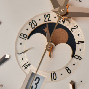 Annual Calendar 5396 Moonphase 38.5mm ZF RG White Stick Dial Brown Leather Strap MY9015 - Image 4