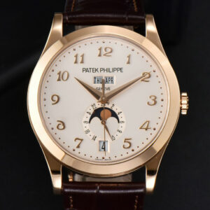 Annual Calendar 5396 Moonphase 38.5mm ZF RG White Digital Dial Brown Leather Strap MY9015