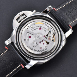 PAM910 TTF 44MM Black Dial Black Leather Strap P9010 - Image 3