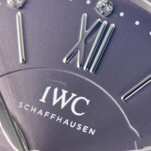 Portofino V7F 37MM Gray Dial Silver Marker Black Leather Strap A2892 - Image 2