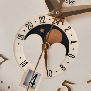 Annual Calendar 5396 Moonphase 38.5mm ZF RG White Digital Dial Brown Leather Strap MY9015 - Image 24