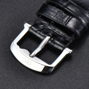 Portofino V7F 37MM Gray Dial Silver Marker Black Leather Strap A2892 - Image 13