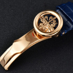 Annual Calendar 5396 Moonphase 38.5mm ZF RG Blue Stick Dial Blue Leather Strap MY9015 - Image 13