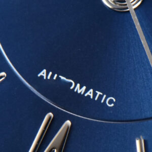 Portofino V7F 37MM Blue Dial Silver Marker Black Leather Strap A2892 - Image 4