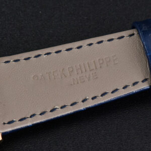 Annual Calendar 5396 Moonphase 38.5mm ZF RG Blue Stick Dial Blue Leather Strap MY9015 - Image 15
