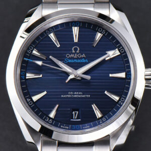 Aqua Terra 150M VSF 41MM Dark Blue Dial Silver Hand Silver Markers SS Bracelet A8900