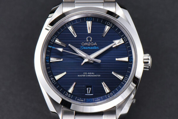 Aqua Terra 150M VSF 41MM Dark Blue Dial Silver Hand Silver Markers SS Bracelet A8900