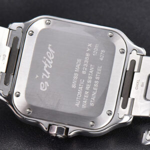 Santos de Cartier Medium BVF 35MM YG/SS White Dial YG/SS Bracelet MIYOTA 9015 - Image 9