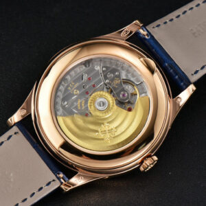 Annual Calendar 5396 Moonphase 38.5mm ZF RG Blue Stick Dial Blue Leather Strap MY9015 - Image 20