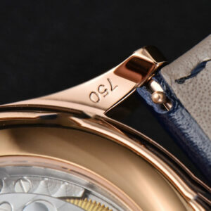 Annual Calendar 5396 Moonphase 38.5mm ZF RG Blue Stick Dial Blue Leather Strap MY9015 - Image 23