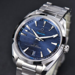 Aqua Terra 150M VSF 41MM Dark Blue Dial Silver Hand Silver Markers SS Bracelet A8900 - Image 14