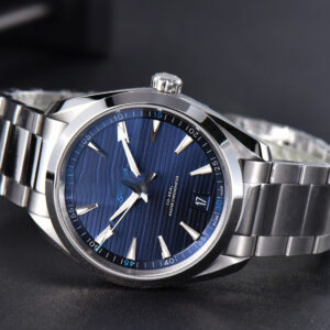 Aqua Terra 150M VSF 41MM Dark Blue Dial Silver Hand Silver Markers SS Bracelet A8900 - Image 22