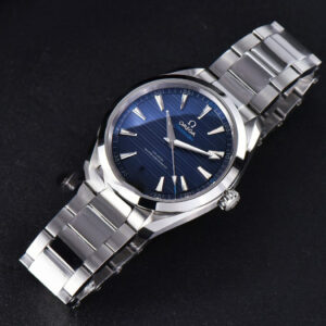 Aqua Terra 150M VSF 41MM Dark Blue Dial Silver Hand Silver Markers SS Bracelet A8900 - Image 24
