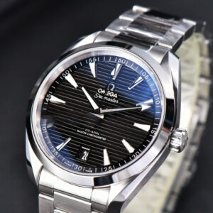 Aqua Terra 150M VSF 41MM Black Dial Silver Hand Silver Markers SS Bracelet A8900 - Image 13