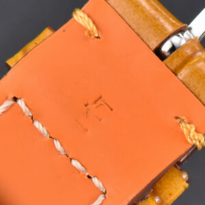 Portofino V7F 37MM Gray Dial YG Marker Brown Leather Strap A2892 - Image 16