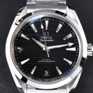 Aqua Terra 150M VSF 41MM Black Dial Silver Hand Silver Markers SS Bracelet A8900