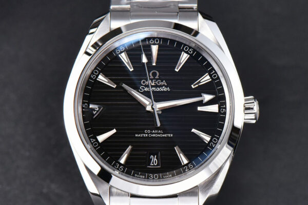Aqua Terra 150M VSF 41MM Black Dial Silver Hand Silver Markers SS Bracelet A8900