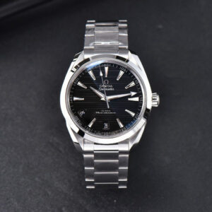 Aqua Terra 150M VSF 41MM Black Dial Silver Hand Silver Markers SS Bracelet A8900 - Image 18