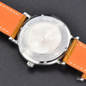 Portofino V7F 37MM Gray Dial YG Marker Brown Leather Strap A2892 - Image 20