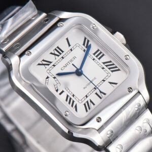 Santos de Cartier Medium BVF 35MM SS White Dial SS Bracelet MIYOTA 9015 - Image 15