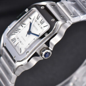Santos de Cartier Medium BVF 35MM SS White Dial SS Bracelet MIYOTA 9015 - Image 17