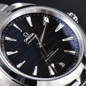 Aqua Terra 150M VSF 41MM Black Dial Silver Hand Silver Markers SS Bracelet A8900 - Image 22