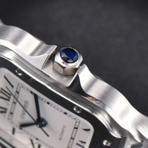 Santos de Cartier Medium BVF 35MM SS White Dial SS Bracelet MIYOTA 9015 - Image 18
