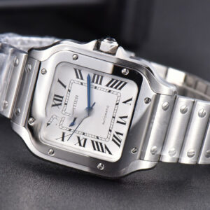 Santos de Cartier Medium BVF 35MM SS White Dial SS Bracelet MIYOTA 9015 - Image 21