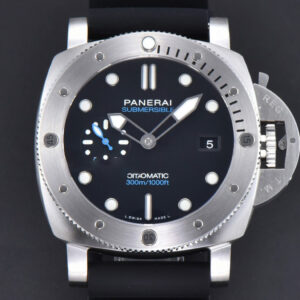 PAM1229 44mm Submersible Quaranta TTF Black Dial Rubber Strap P9010