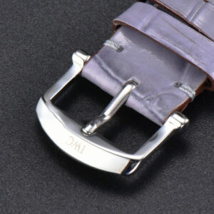 Portofino V7F 37MM Diamond Gray Dial Silver Marker Grape Leather Strap A2892 - Image 13