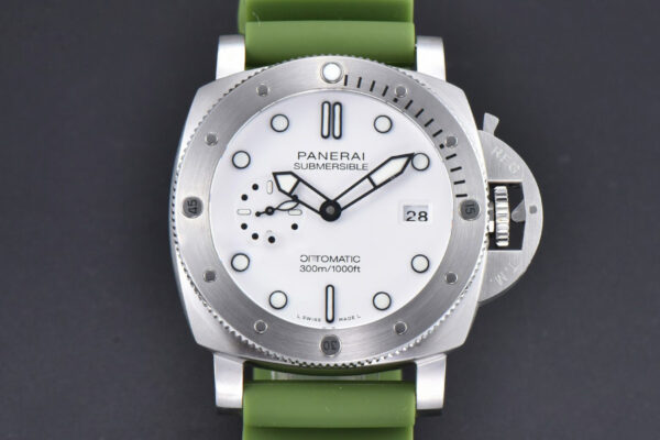 PAM1226 TTF 44MM White Dial Rubber Strap P9010
