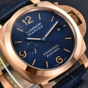 PAM1114 TTF 44MM RG Blue Dial Blue Leather Strap P9010 - Image 26