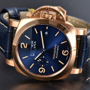 PAM1114 TTF 44MM RG Blue Dial Blue Leather Strap P9010 - Image 27