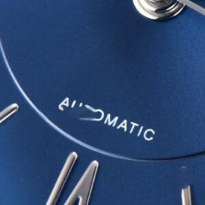 Portofino V7F 37MM Diamond Blue Dial Silver Marker Blue Leather Strap A2892 - Image 4