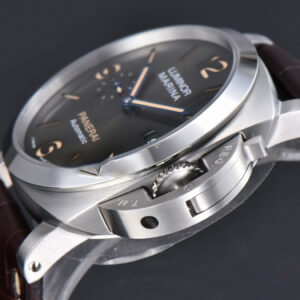 PAM1116 TTF 44MM Dark Green Dial Brown Leather Strap P9010 - Image 23