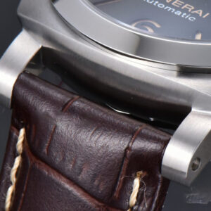 PAM1116 TTF 44MM Dark Green Dial Brown Leather Strap P9010 - Image 24