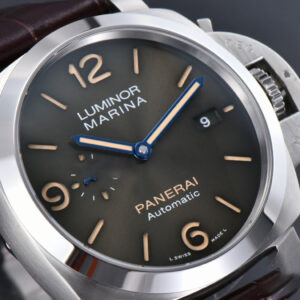 PAM1116 TTF 44MM Dark Green Dial Brown Leather Strap P9010 - Image 26