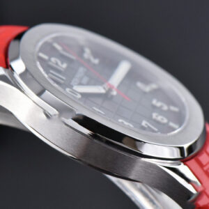 Aquanaut 5167 40mm ZF Singapore Gray Dial Red Hand Red Rubber Strap A324 - Image 11