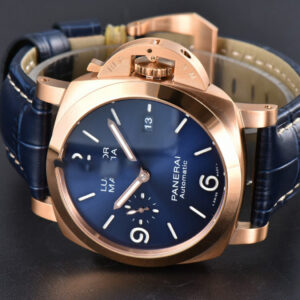 PAM1112 TTF RG 44 Blue Dial Blue Leather Strap P9010 - Image 32