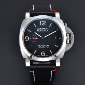 PAM732 TTF 44MM Black Dial Black Leather Strap P9010 - Image 13