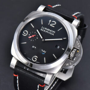 PAM732 TTF 44MM Black Dial Black Leather Strap P9010 - Image 14