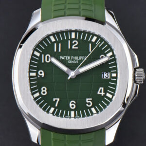 Aquanaut 5168 42mm ZF Green Dial Green Rubber Strap A324