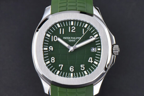 Aquanaut 5168 42mm ZF Green Dial Green Rubber Strap A324