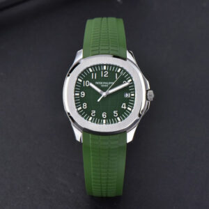 Aquanaut 5168 42mm ZF Green Dial Green Rubber Strap A324 - Image 3
