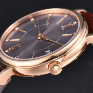 Portofino V7F 37MM RG Gray Dial RG Marker Brown Leather Strap A2892 - Image 8