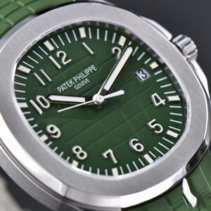 Aquanaut 5168 42mm ZF Green Dial Green Rubber Strap A324 - Image 7